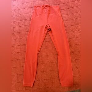 lululemon athletica size 6 inseam 25” Orange Leggings
